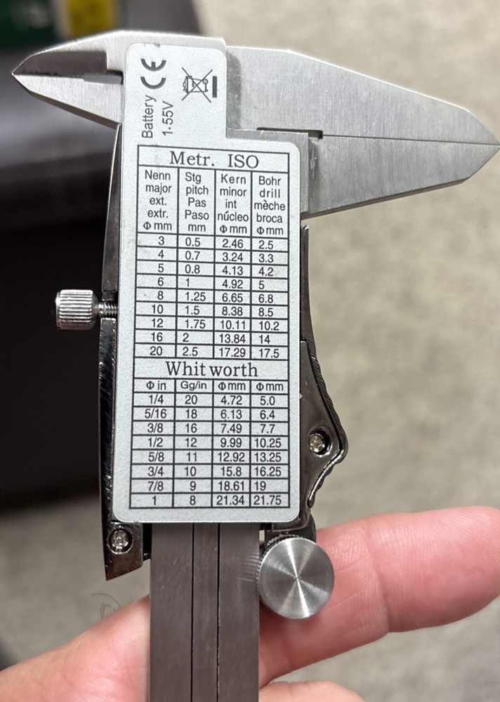 General Tools DIGITAL CALIPER No. 147 Inside Outside Step Range 6” New in Case
