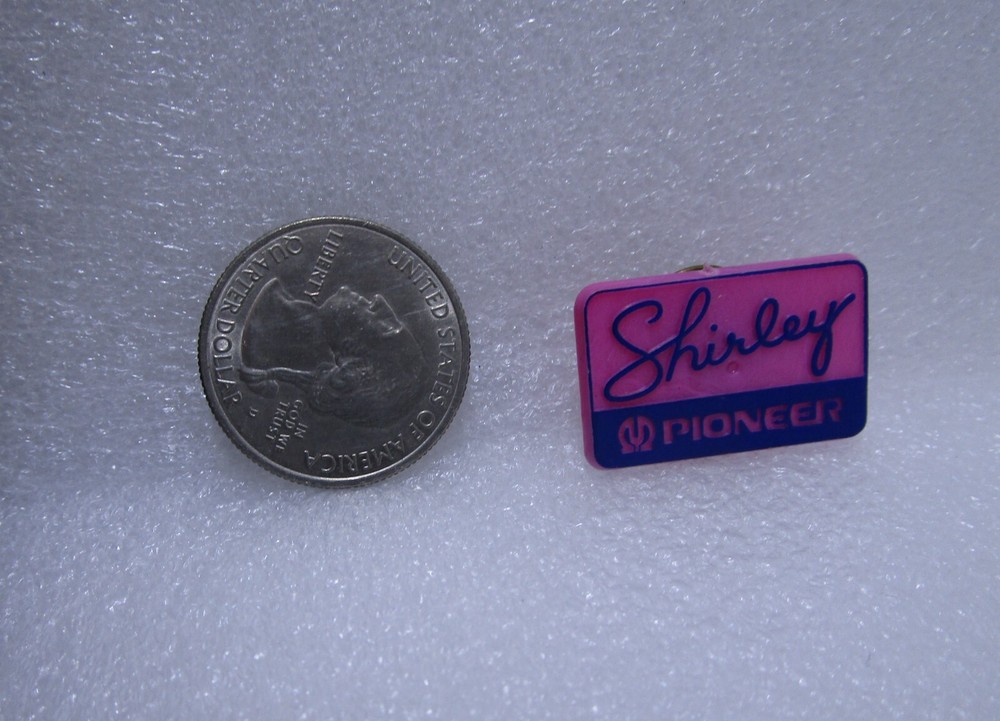 Pioneer Shirley Plastic Pin