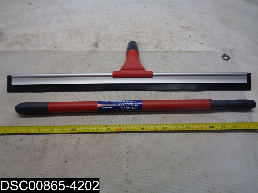 DSV 22" to 48" Telescoping Floor Squeegee 24" Wide Squeegee