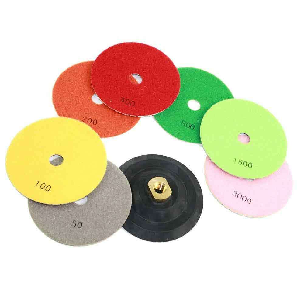 Specialty Diamond E5SET 5 Inch Diamond Polishing Pad Set