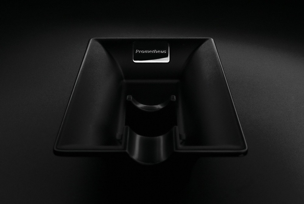 Prometheus Metal Single Cigar Ashtray - Black