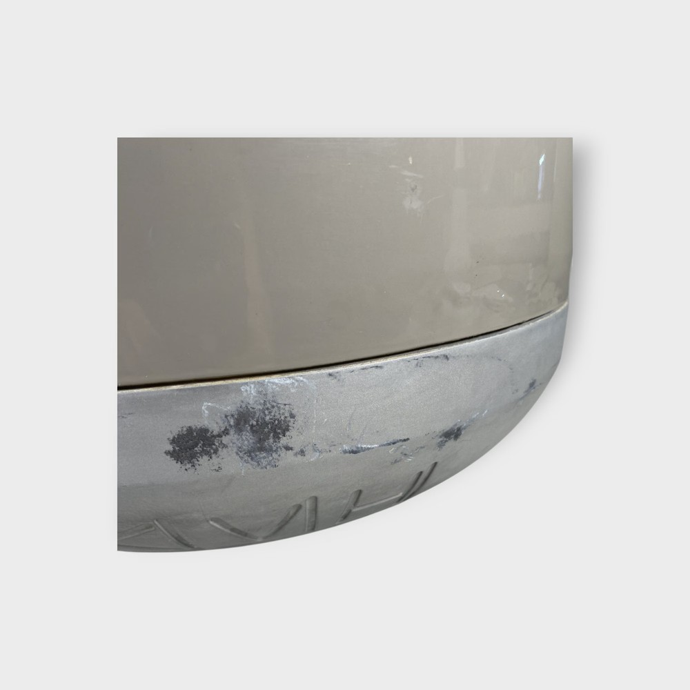 KVH 15" Empty Blank Dummy Dome - Grey - Fair Condition