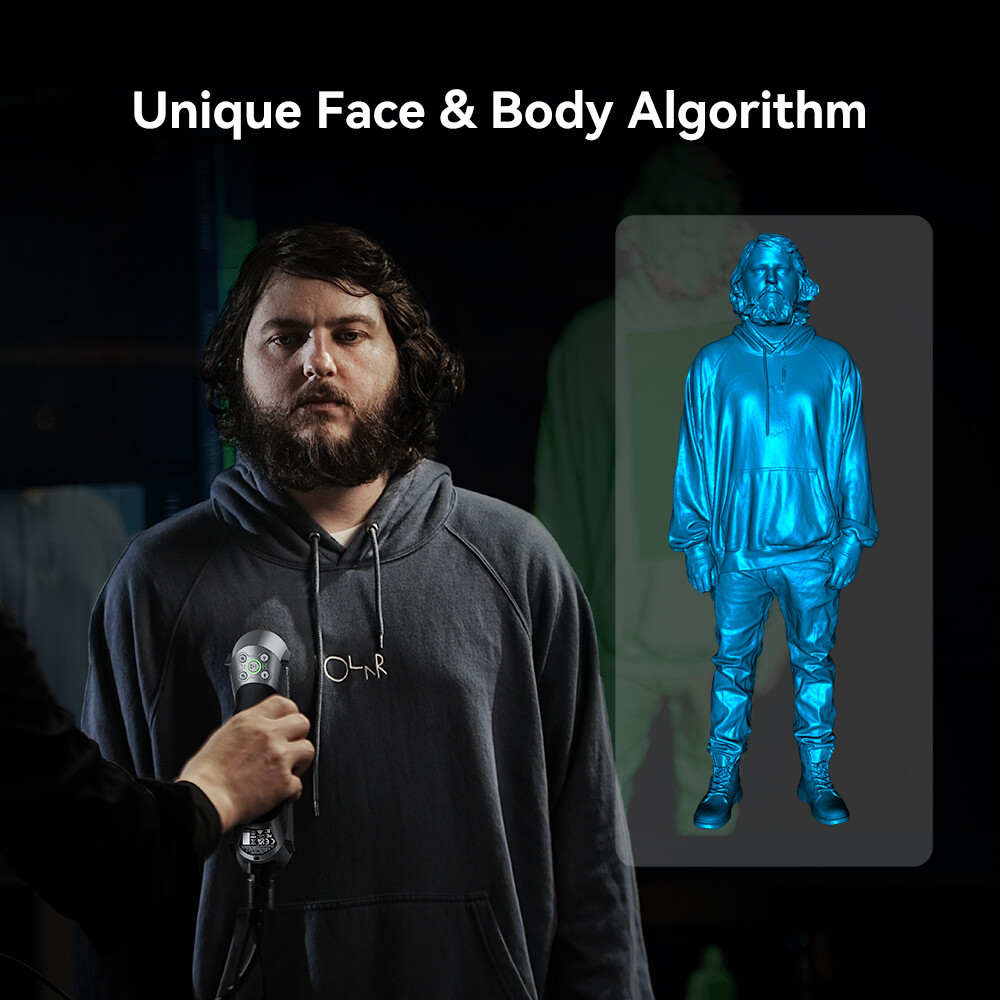 Creality 3D Scanner Raptor Handheld Blue & NIR Anti-shake Tracking w/Scan Bridge