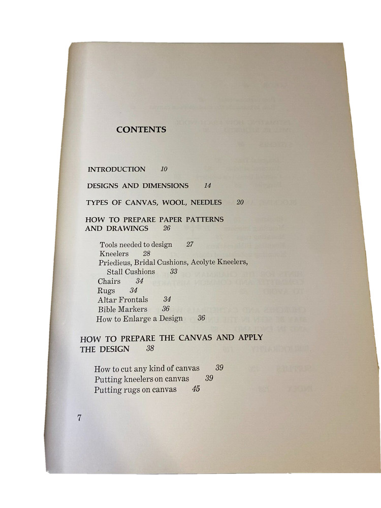 Patience Agnew: NEEDLEPOINT FOR CHURCHES Scribner, 1972 1st Hardback