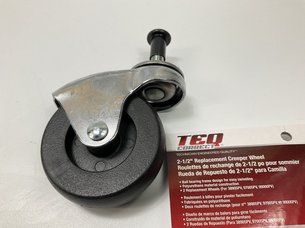 TEQ 30003PV 2-1/2" Replacement Creeper Wheel, Single