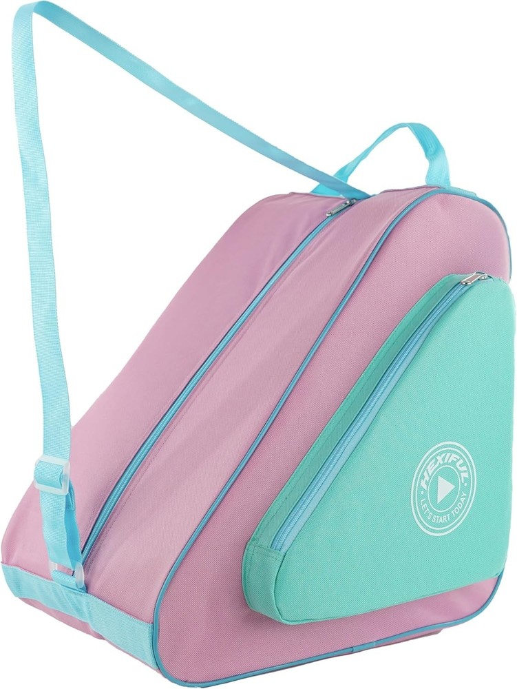 Soft Shell Skate Bag for Ice, Inline & Quad Skates - Easy Carry, Multiple Colors