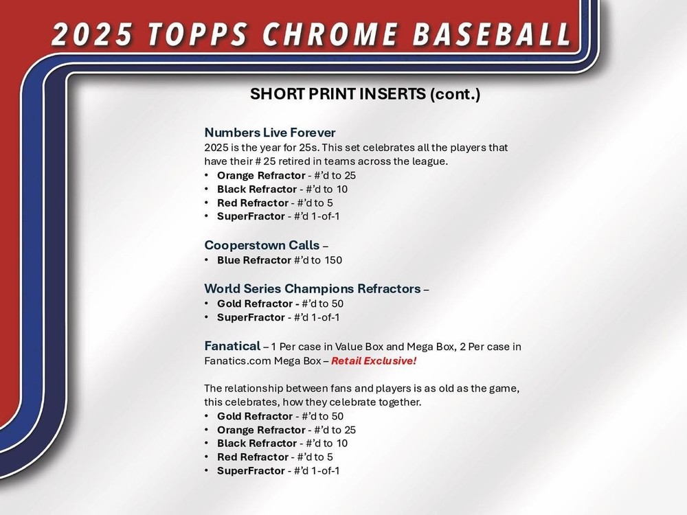 2025 Topps Chrome Baseball Mega BOX Sealed. Jacob Wilson,Dylan Crews,Kumar Rockr