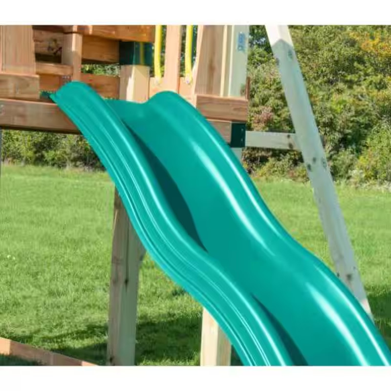 Forest Green Cool Wave Slide