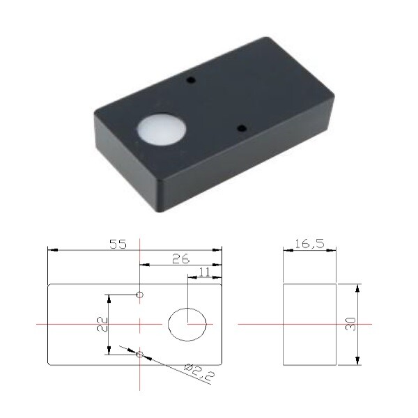 UV Sensor Probe / Air Environment Detection Range UVA UVB UVC Visible Power LA2