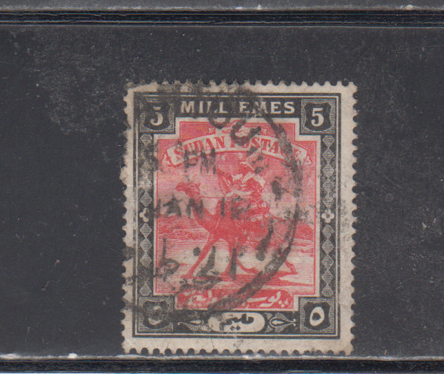 SUDAN  : 1902-21  - USED - SCOTT #  22