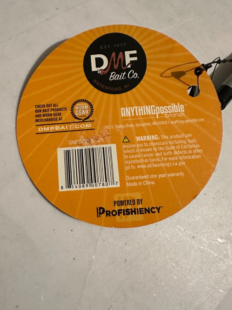 Profishiency DMF Micro Telescopic Spinning Rod and Reel Combo 5ft Light Action