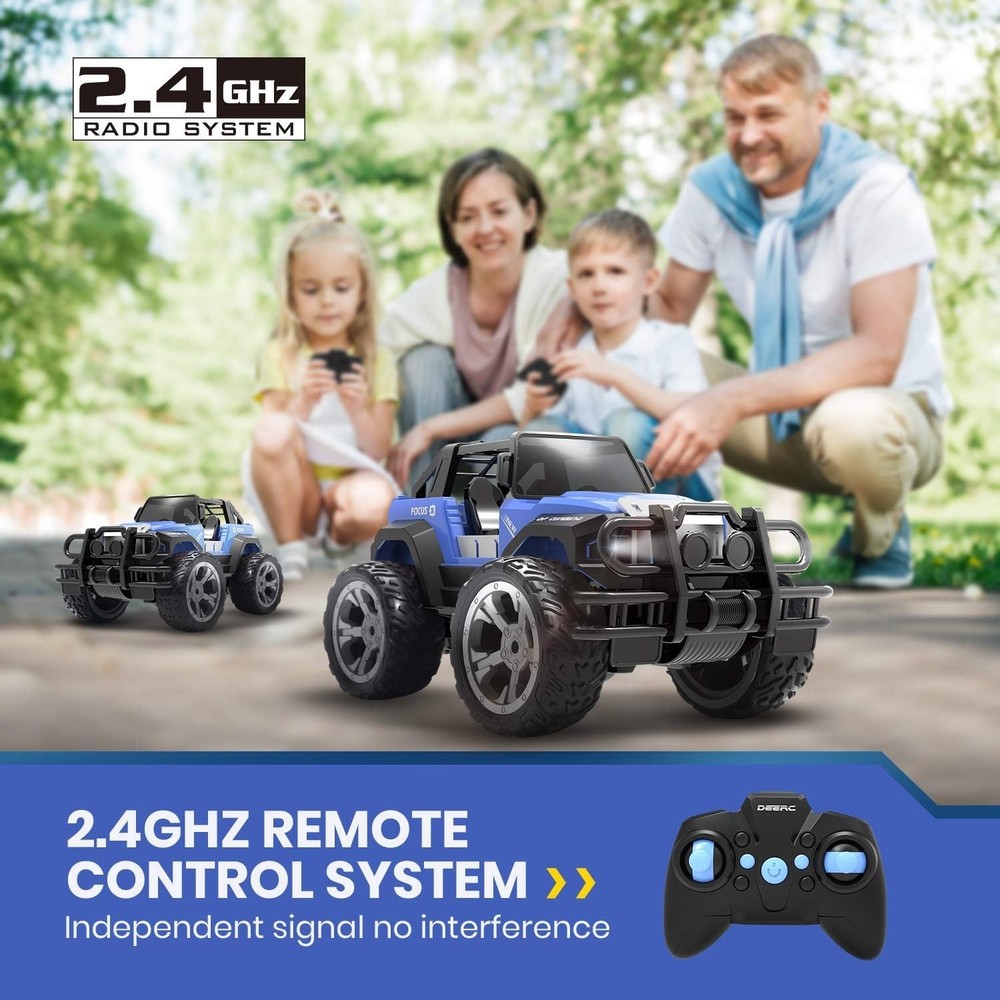 Exciting DE42 Remote Control Car - 80 Min Playtime, Auto Mode, Durable Design