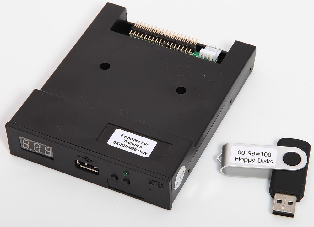 New Floppy Drive USB Emulator For Technics SX-PR 604 Piano Synthesizer 1.44MB