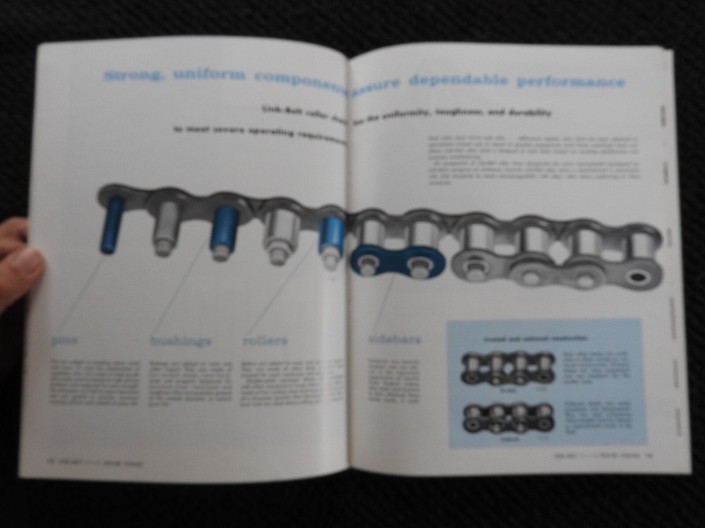 1962 Link-Belt Company Roller Chains & Sprockets Engineering Catalog 160+ pages