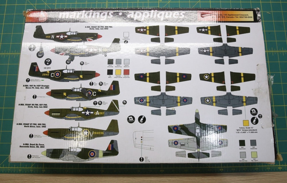 Hobby Craft 1/32 Scale A-36A Axis-Busting Apache Mustang HobbyCraft