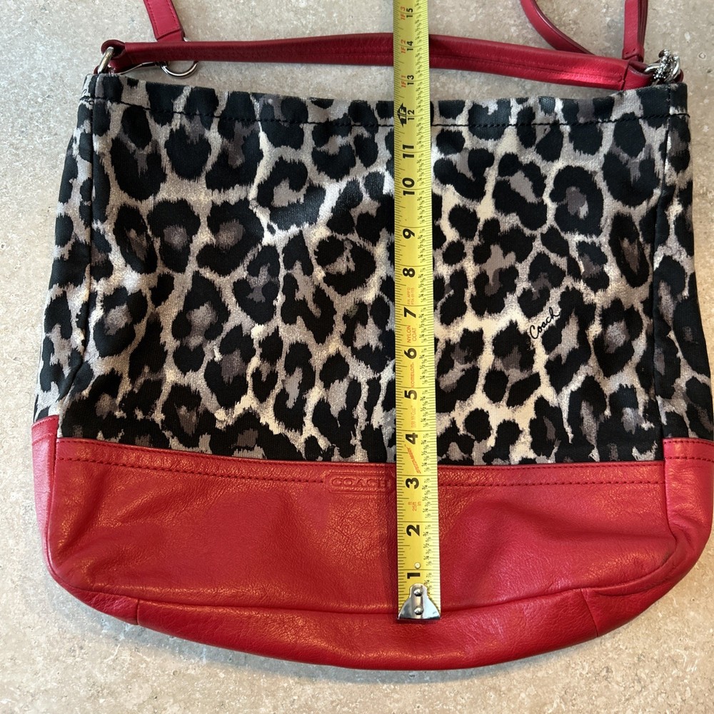 Coach Purse Red chia print