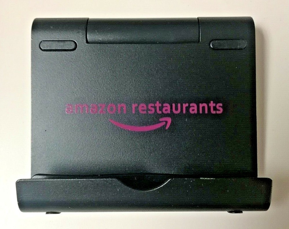Amazon Restaurant Portable Steel Book Desk Stand Angle Adjustable Button Black