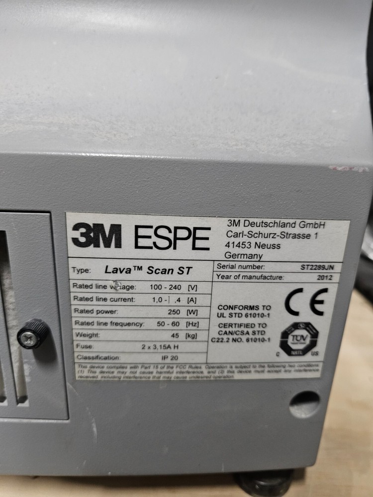 3m ESPE Lava Scan ST 2012 used and fully functional