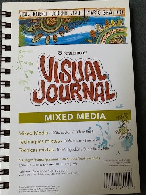 2sketch book &mixed media same picture