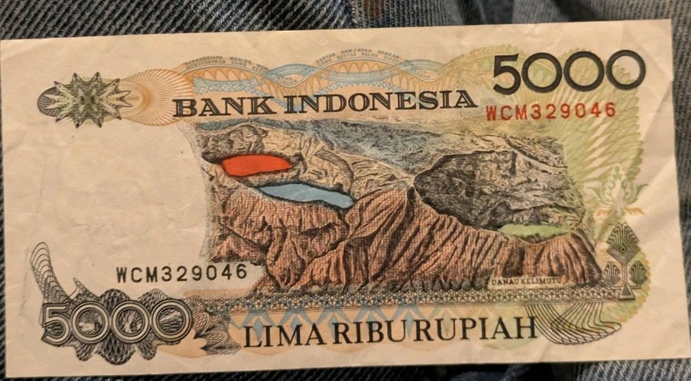 1992 Indonesia 5000 Rupiah