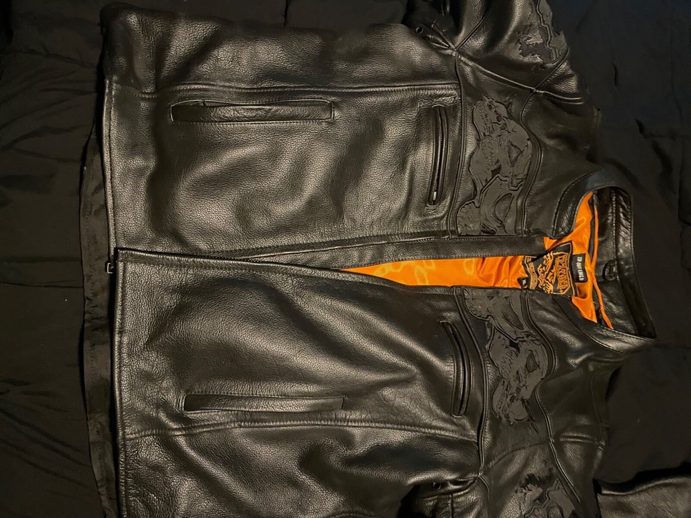 motorcycle jacket and motorcycle chaps