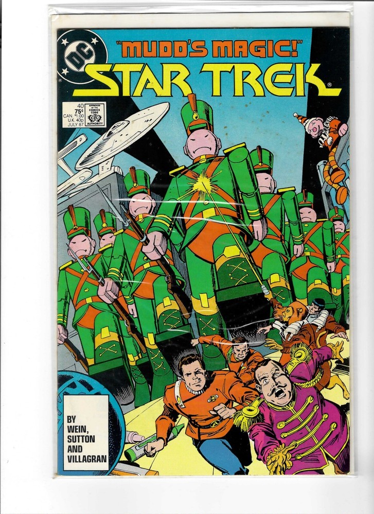 Classic Star Trek Comic Book #40 DC Comics 1987