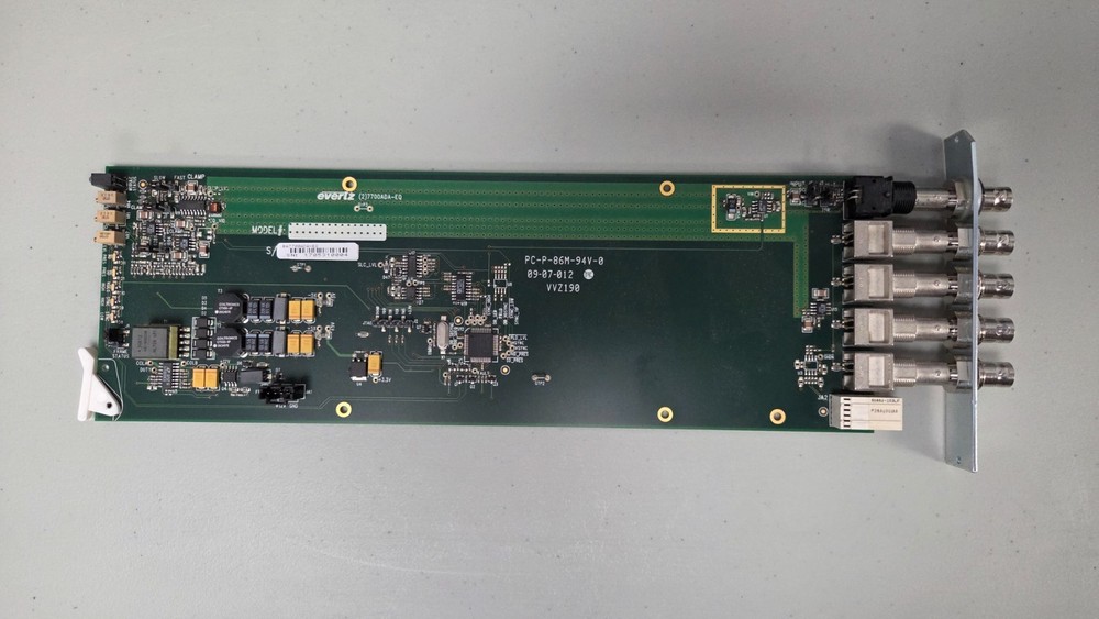 Evertz 7700ADA-EQ Analog Video Equalizing Distribution Amplifier w/ Backplane
