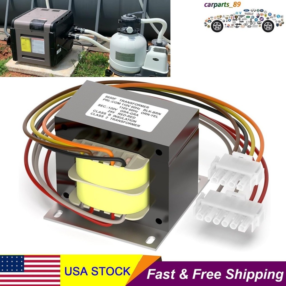 IDXL2TRF1930 Power Transformer 120/240V to 24V For Hayward Heater H-Series Spa