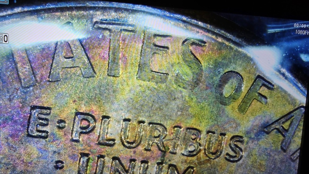 1987 D One cent penny Errors 🔥Slight Toning🔥 BU.