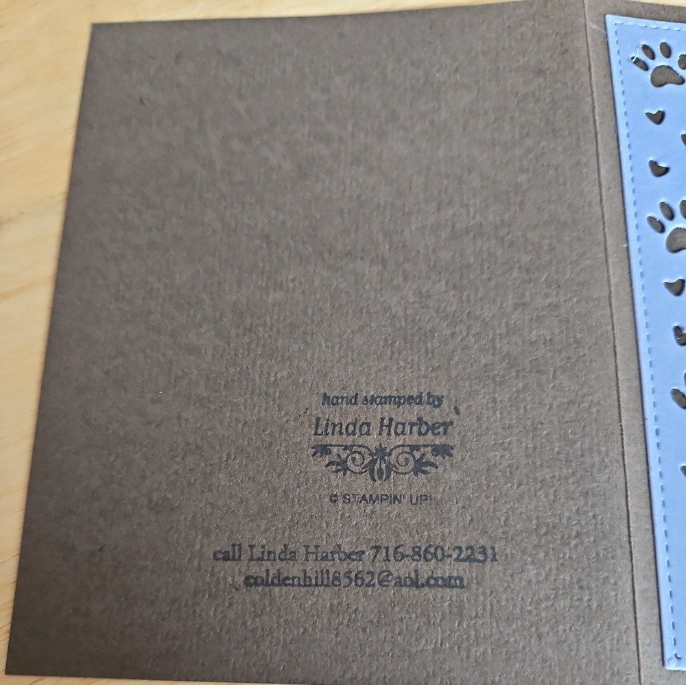 Pet sympathy card
