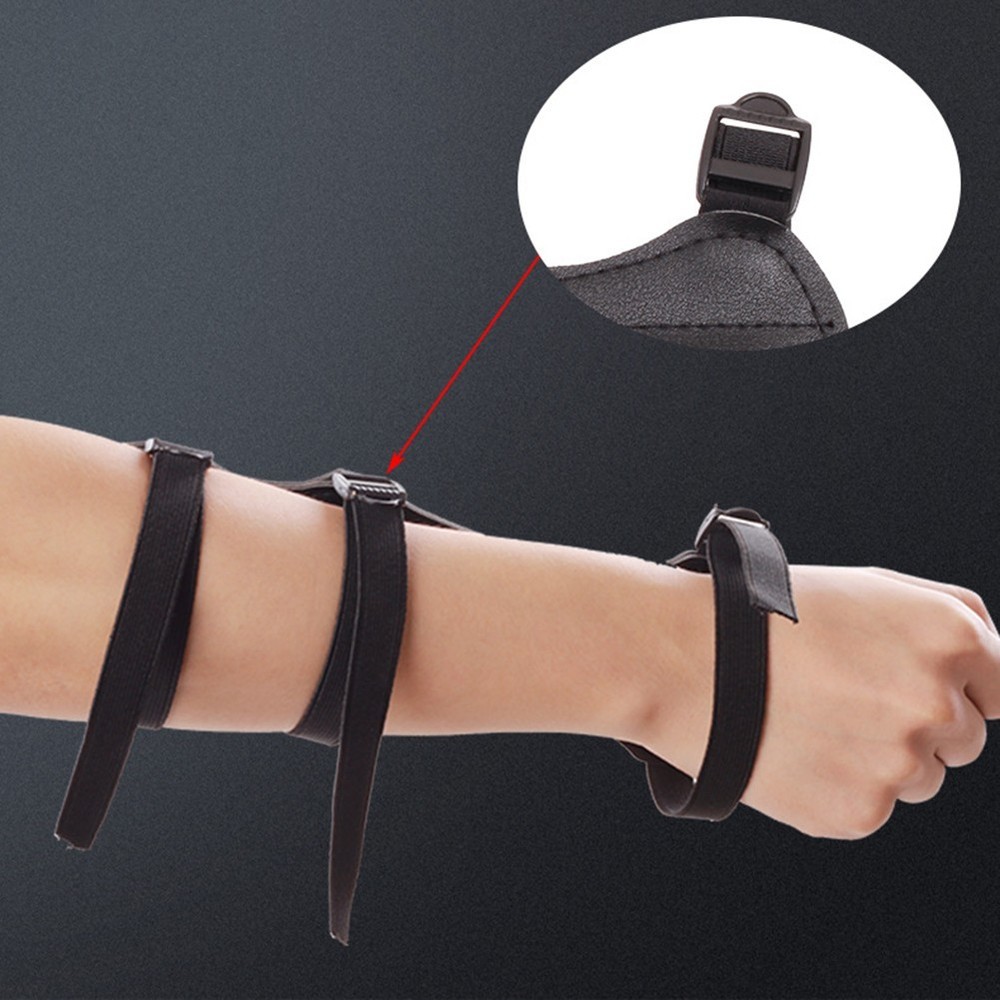 Extended Leather Guard for Bow Gear Practical Hole Design for Efficiency