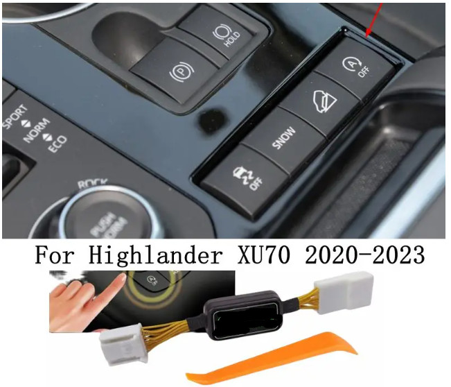 Disable Automatic Start Stop Eliminator Adaptor For Toyota Highlander 2020-2023