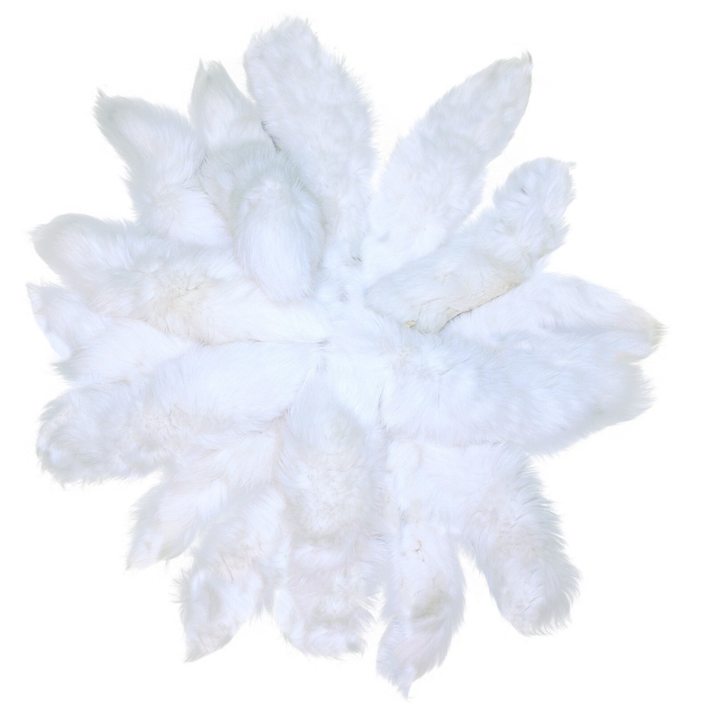 Glacier Wear White Shadow Fox Tails/Keychains