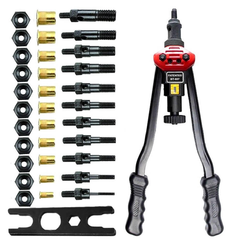 16” Hand Rivet Nut Tool Rivet Nut Setter Kit Hand Blind Riveter Gun