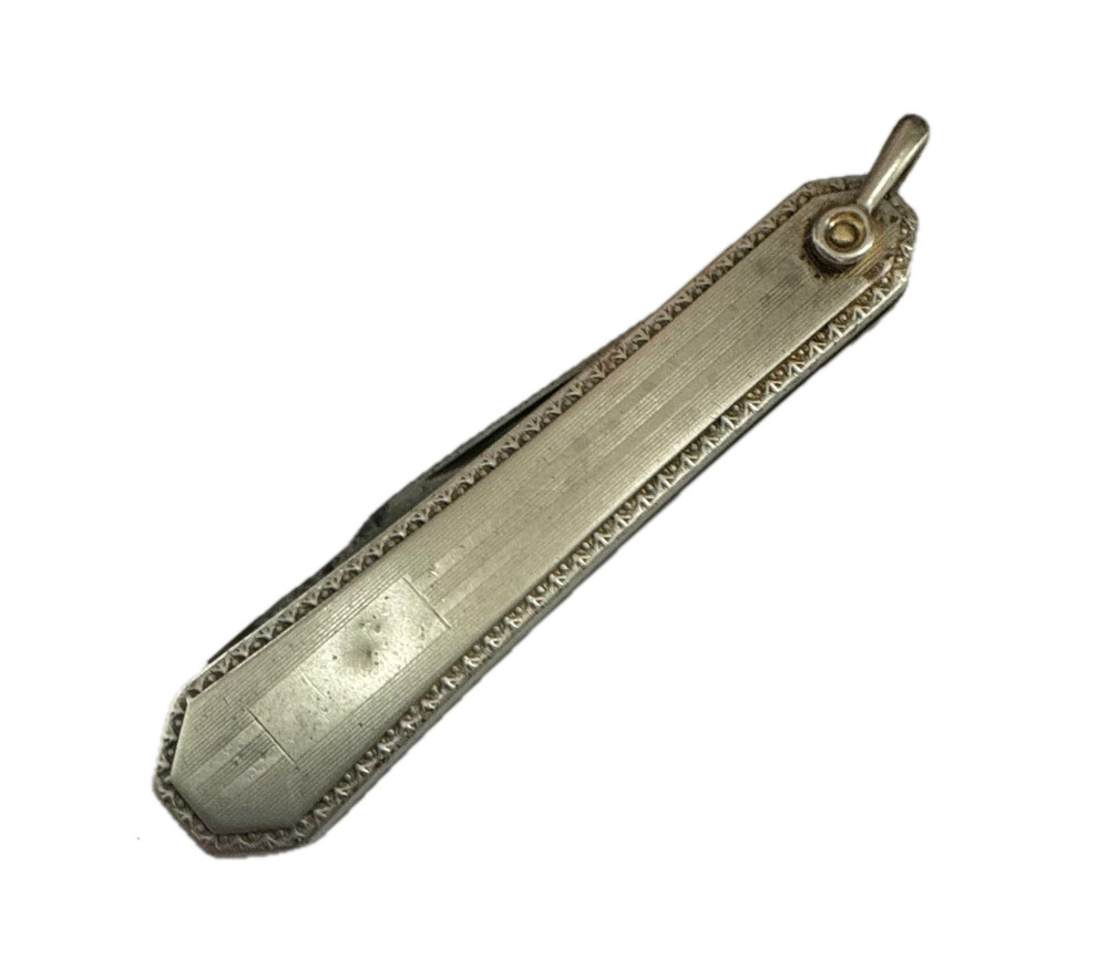 Vintage Silver 2 Blade Pocket Knife