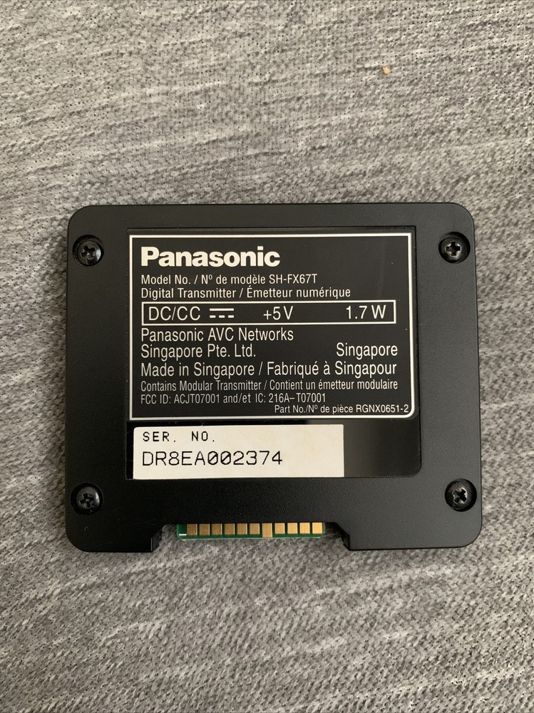 Panasonic Digital Transmitter Card SH-FX67T