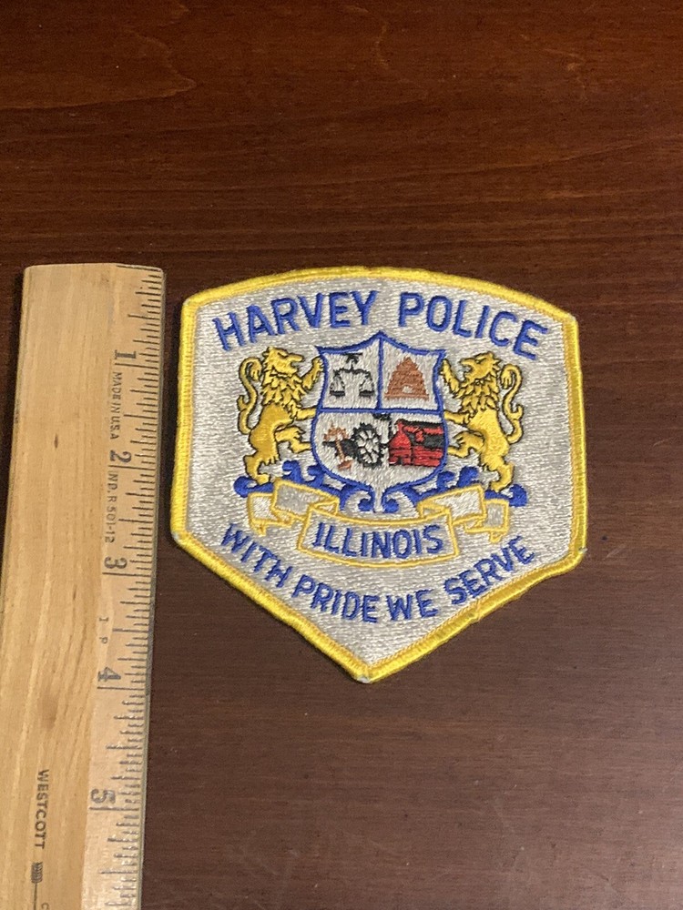 HARVEY ILLINOIS POLICE SHOULDER PATCH IL