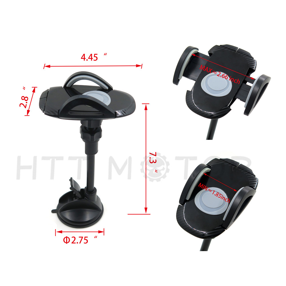 360°Car Windshield Dashboard Mount Holder Stand Universal for Cell Phone iPhone8