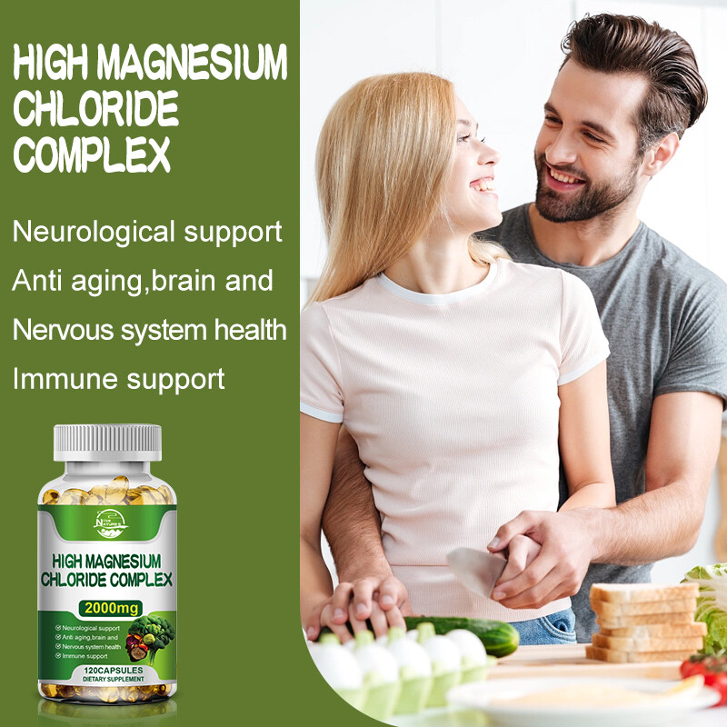 High Magnesium Chloride Complex 2000mg 120 Capsules - Nervous System Support