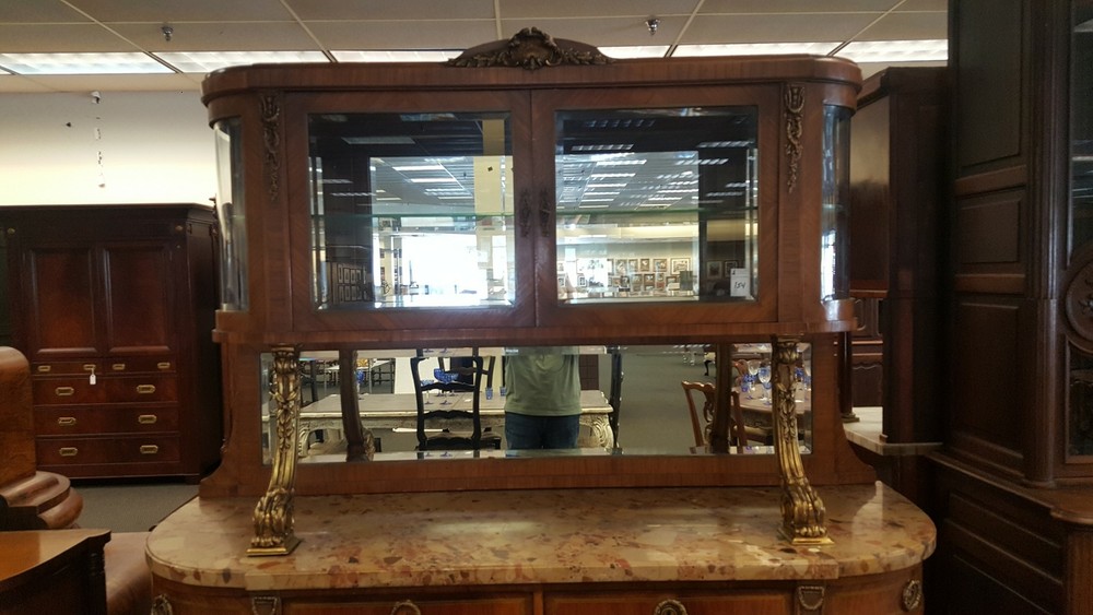 Marble Top with Mirror Background