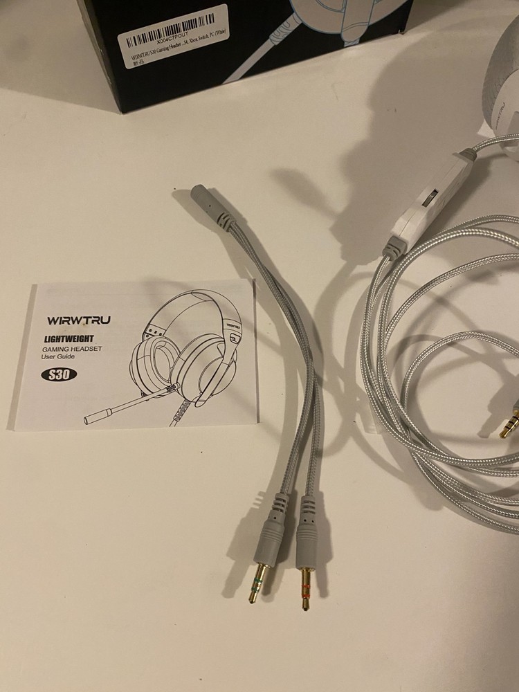 Wirwtru Lightweight Gaming Headset S30 - White *TESTED*