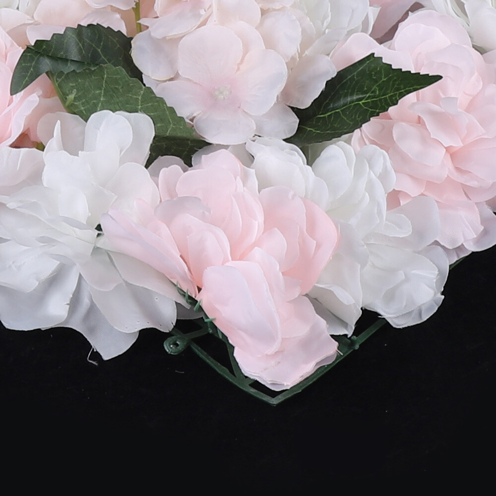 6pcs 60 x 40cm Artificial Rose Hydrangea Flower Wall Panel Wedding Venue Decor