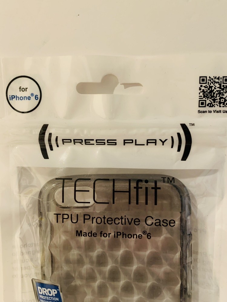 iPhone 6 TPU Techfit Gray Protective Case