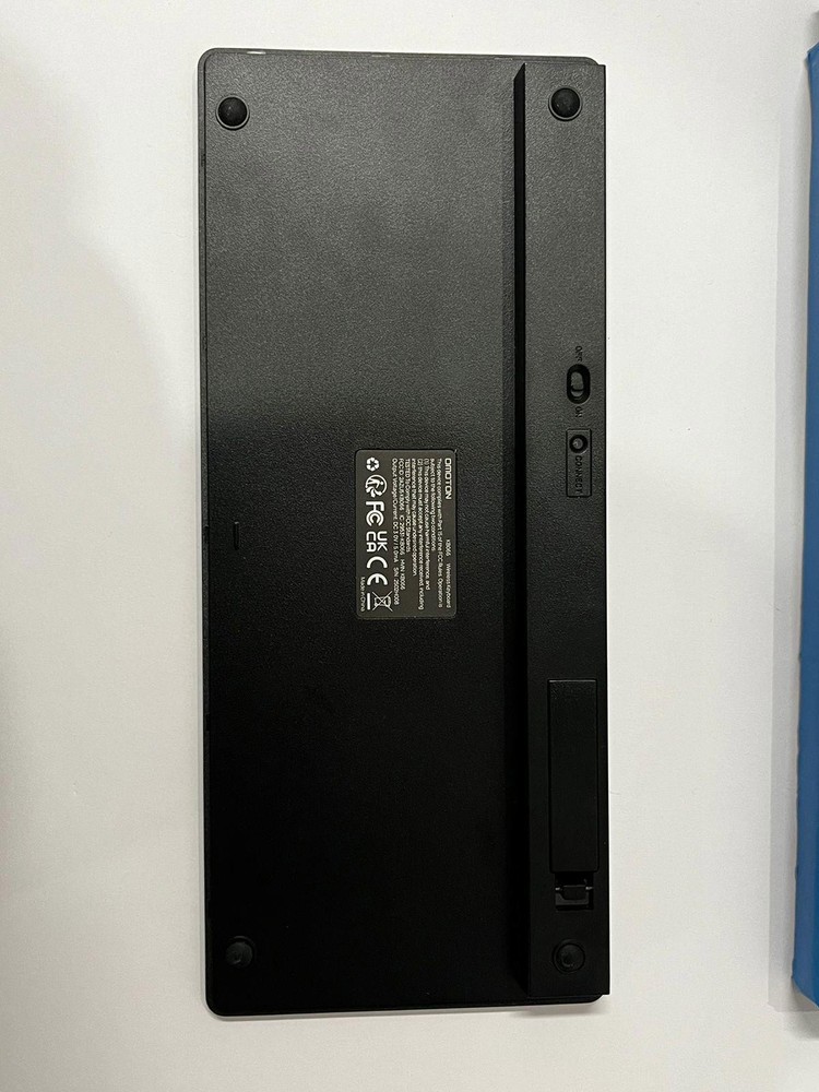 NEW OMOTON KB066 Bluetooth Wireless Keyboard Mac PC Compact Silver Black