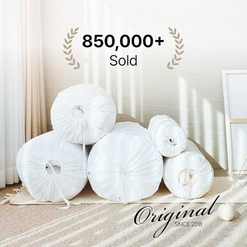 Roll&Stack Storage Bag Organizer(58) X 2 - Perfect for Comforters, L White