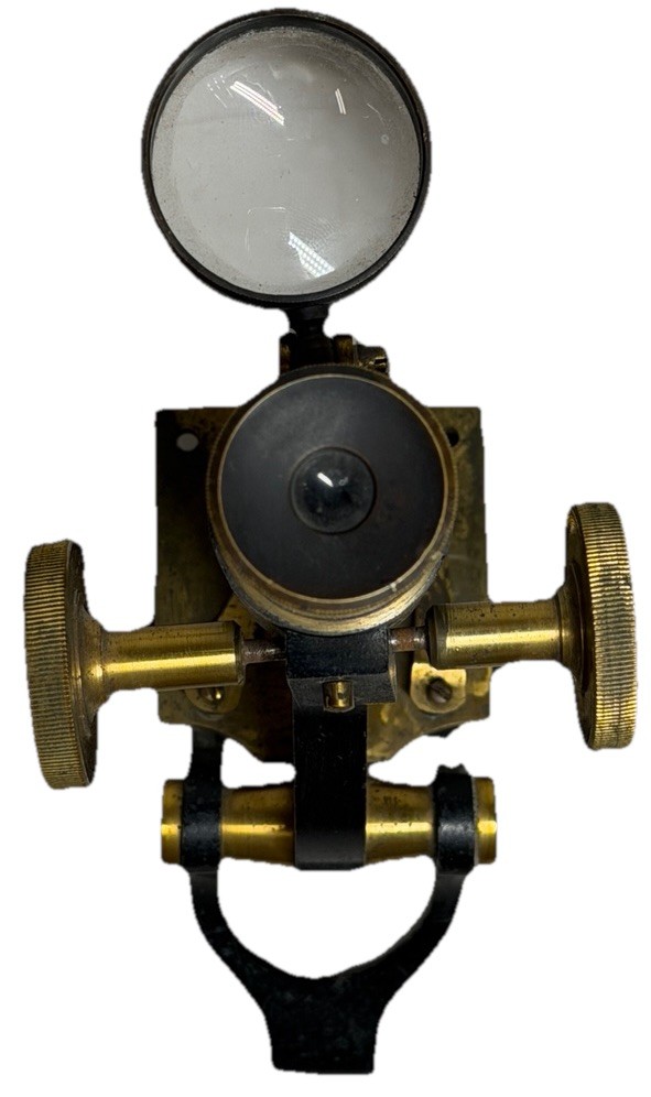 Vintage Brass and Iron Field Microscope