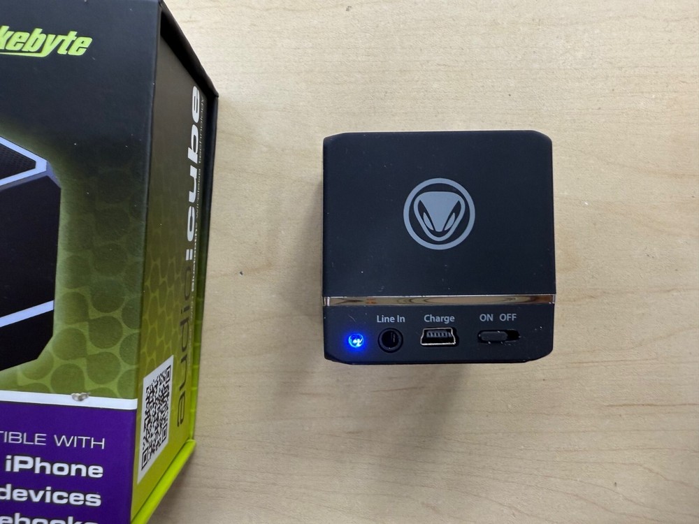 SnakeByte Powerful Wireless Mini Cube Speaker for Tablets, iPhone, Android