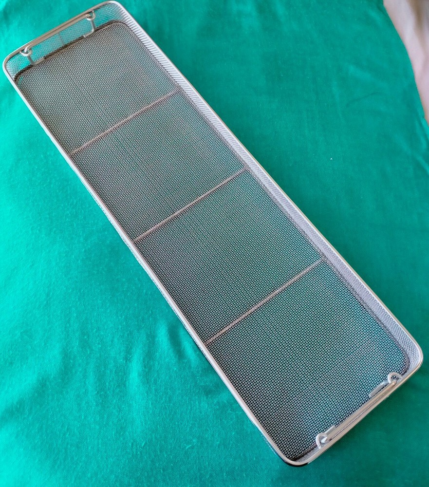 Sterilization Micro Mesh Tray Basket Surgical Autoclave Holding Instruments