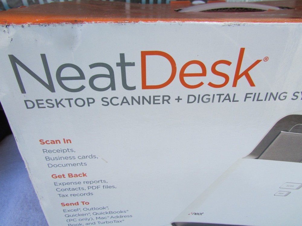New Neat Desk Scanner/Digital Filing System