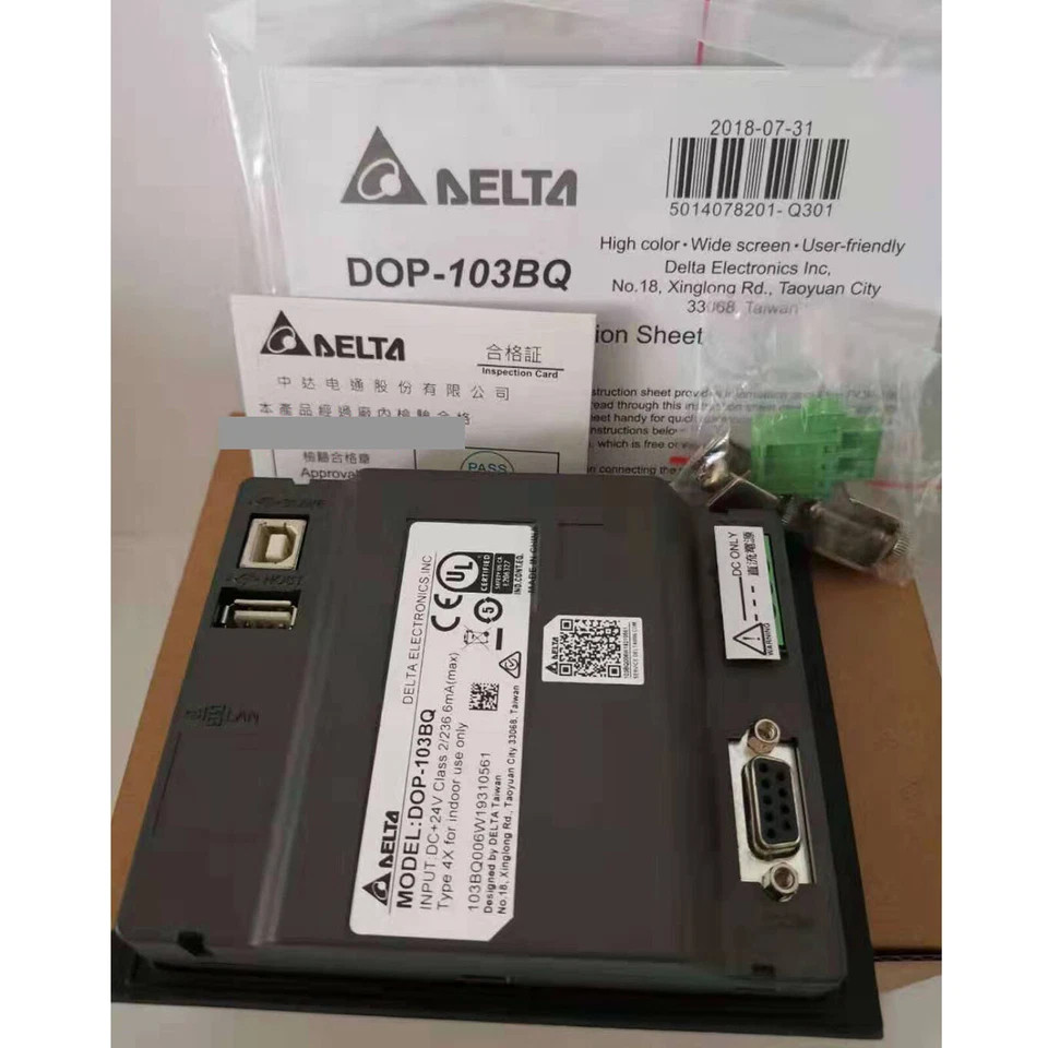1PC New Delta DOP-103BQ HMI Touch Screen Panel Replace DOP103BQ 4.3 Inch